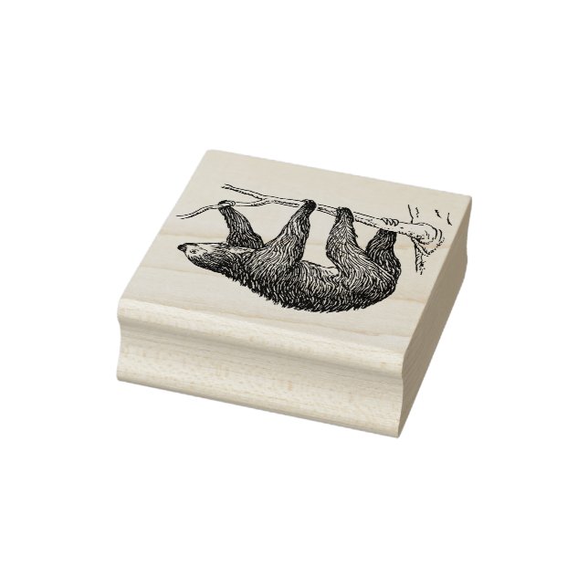 Niedlich Sloth Gummistempel (Stempel)