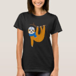 Niedlich Sloth Hanukkah Lazy Sloths Lover Juwish F T-Shirt<br><div class="desc">Niedlich Sloth Hanukkah Lazy Sloths Lover Jüdisches Funny Gift Shirt</div>