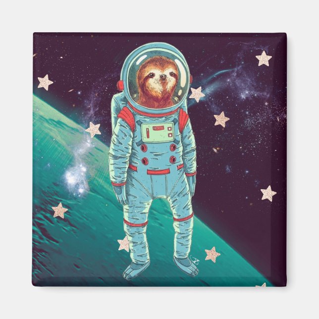 Niedlich Sloth Magnet (Vorne)