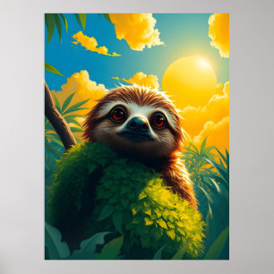 Niedlich Sloth Poster