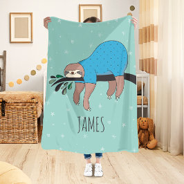 Niedlich Sloth Sherpadecke
