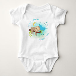 Niedlich Sloth Sweet Dreams Sleepy Head Newborn Bo Baby Strampler