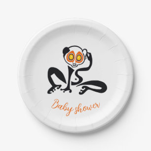Niedlich Slow LORIS - Wildnis - Party Pappteller