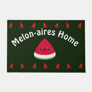 Niedlich Smiling Kawaii Watermelon Fußmatte