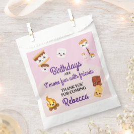 Niedlich S'mores Campout Geburtstagsparty Geschenktütchen
