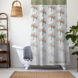 Niedlich Snow Angel Girl Duschvorhang