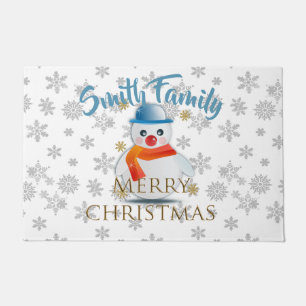 Niedlich Snowman Fußmatte