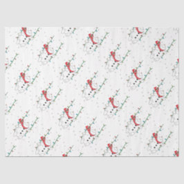 Niedlich Snowman Seidenpapier