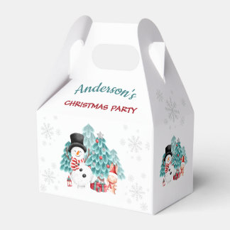 Niedlich Snowman Weihnachts-Gastgeschenk Box Geschenkschachtel