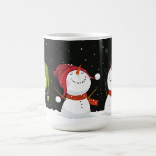 Niedlich Snowmen Kaffeemaschine Tasse