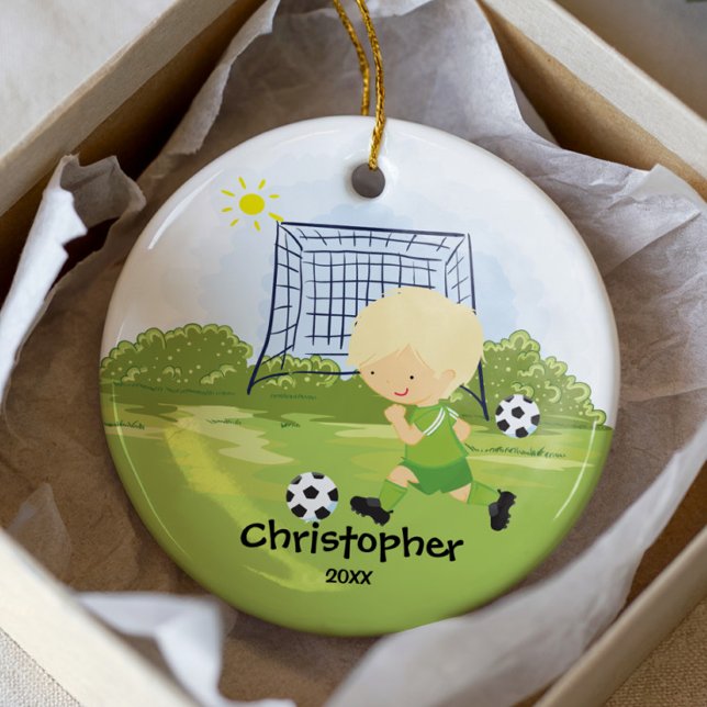 Niedlich Soccer Player Weihnachtsschmuck (Von Creator hochgeladen)