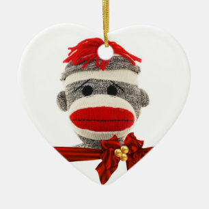NIEDLICH-SOCK-MONKEY-CHRISTMAS-VERZEICHNIS PERSONA KERAMIK ORNAMENT