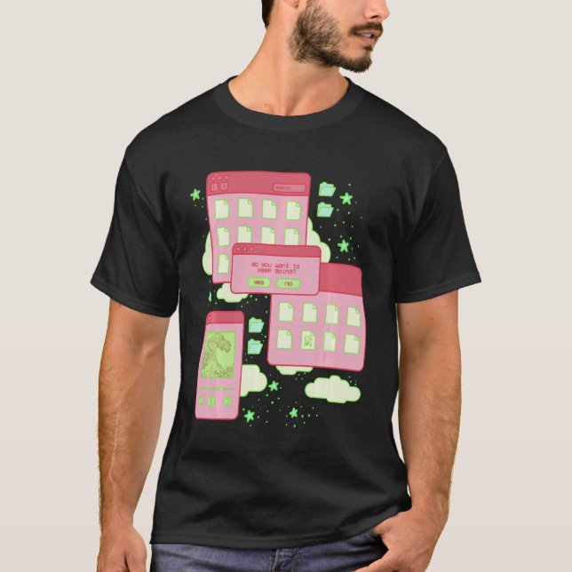 Niedlich Soft Grunge Vaporwave Pastel Ästhetische  T-Shirt (Vorderseite)