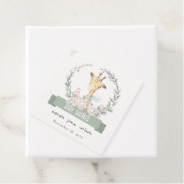 Niedlich Soft Safari Giraffe Blumengarnitur Kinder Geschenkanhänger