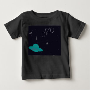 Niedlich Space Alien UFO T - Shirt