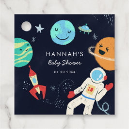 Niedlich Space Galaxy Babydusche Geschenkanhänger