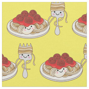 Niedlich Spaghetti Kids Kawaii Cartoon Noodles Pas Stoff