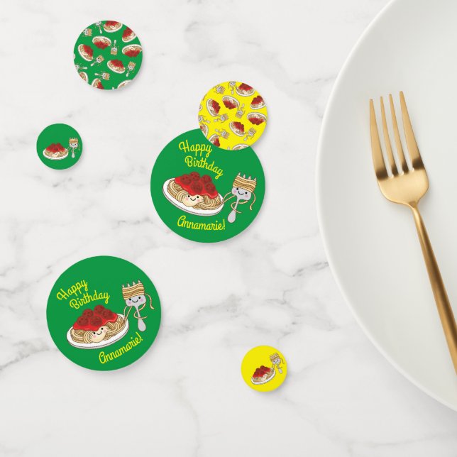 Niedlich Spaghetti Kindergeburtstag Party Kawaii Konfetti (Gruppe)