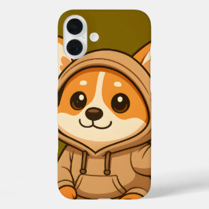 Niedlich Sparkling Eyes Corgi - adorableDog Handy iPhone 16 Plus Hülle