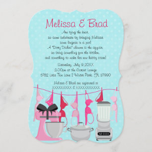 Niedlich Spaß Küche Lingerie Bridal Dusche Einladu Einladung