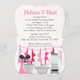 Niedlich Spaß Küche Lingerie Bridal Dusche Einladu Einladung