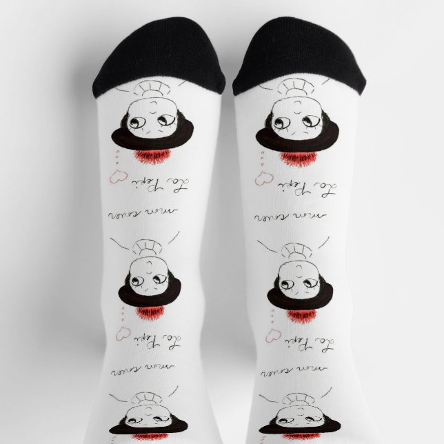 Niedlich, Spaß, Socken (Oben)