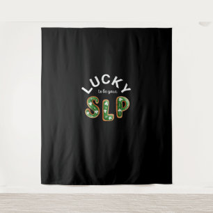 Niedlich Speech Therapist St. Patrick's Day St. Pa Wandteppich
