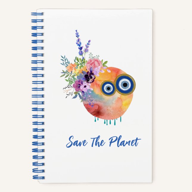 Niedlich speichern Sie das Planet Collection-Noteb Notizbuch (Vorderseite)