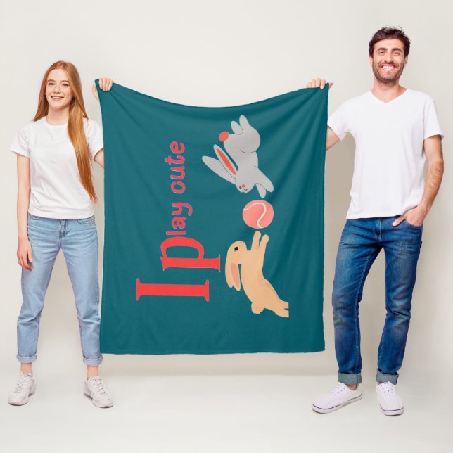 Niedlich spielen fleecedecke (Beispiel)