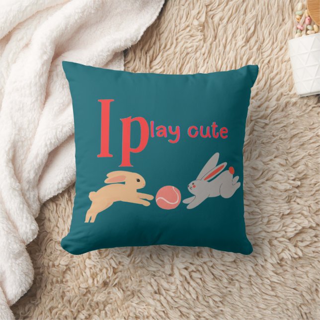 Niedlich spielen kissen (Decke)