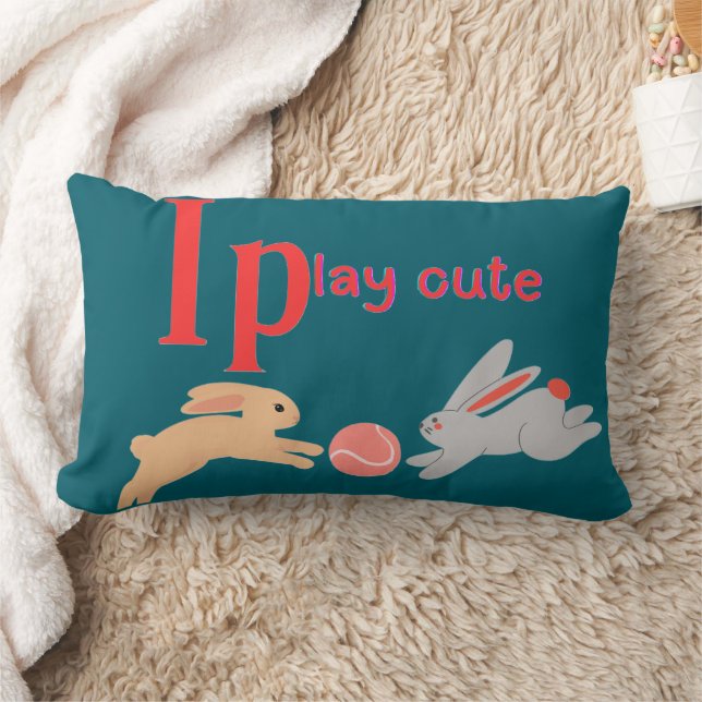 Niedlich spielen lendenkissen (Decke)