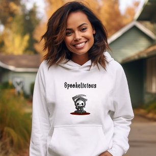 Niedlich Spookelicious Halloween Grim Sensenmann Hoodie