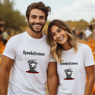Niedlich Spookelicious Halloween Grim Sensenmann T-Shirt