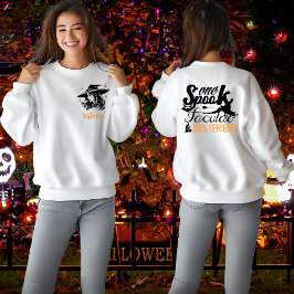 Niedlich Spooky Best friend Halloween Hexe Sweatshirt
