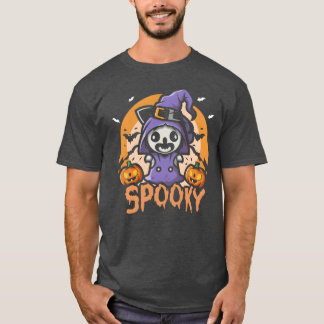 Niedlich Spooky Design Premium Freunde T-Shirt