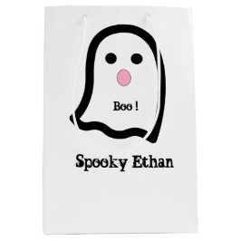 Niedlich Spooky Ghost Boo Mittlere Geschenktüte