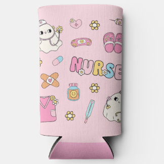 Niedlich Spooky Ghost Halloween Krankenschwester k Selters Dosenkühler