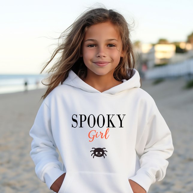 Niedlich Spooky Girl Family Halloween Spider Hoodie (Von Creator hochgeladen)