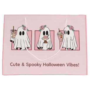 Niedlich & Spooky Halloween-Geschenktasche - Kawai Große Geschenktüte