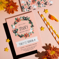 Niedlich Spooky Halloween-Kranz-Kindergeburtstag