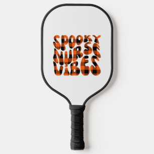 Niedlich Spooky Nurse Halloween Pickleball Schläger