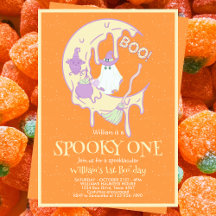 Niedlich Spooky One Ghost Moon Halloween 1. Geburt