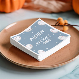 Niedlich Spooky One Halloween Junge 1. Geburtstag Serviette