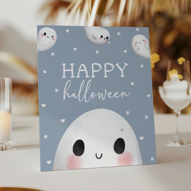 Niedlich Spooky One Happy Halloween Sign Poster (Von Creator hochgeladen)