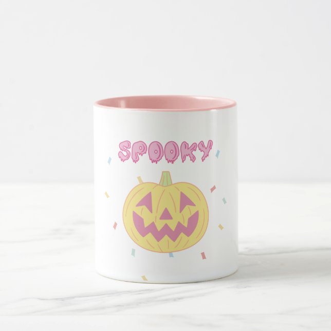 Niedlich Spooky Pumpkin Tasse (Zentrum)