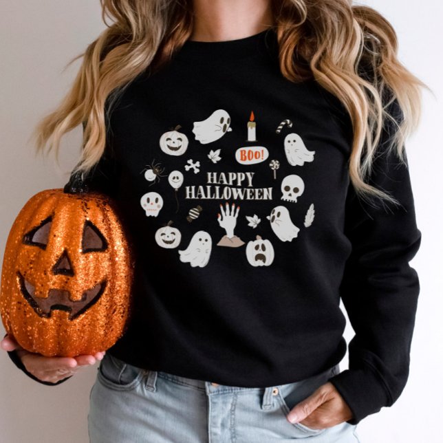 Niedlich Spooky Season Pumpkin Halloween Sweatshirt (Von Creator hochgeladen)
