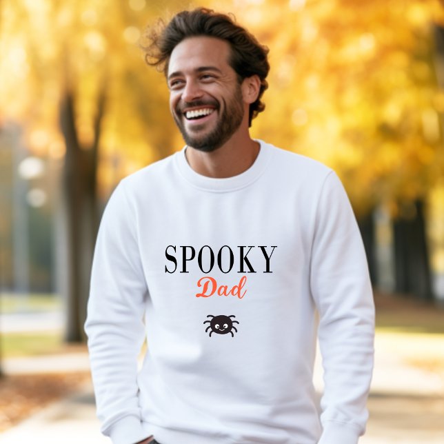 Niedlich Spooky Vater Family Halloween Spider Sweatshirt (Von Creator hochgeladen)