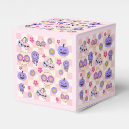 Niedlich Spooky Vibes Groovy Ghost Halloween Geschenkschachtel