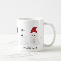 Niedlich Spooky Weihnachtsgeister Kaffeemaschine T