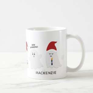 Niedlich Spooky Weihnachtsgeister Kaffeemaschine T Kaffeetasse